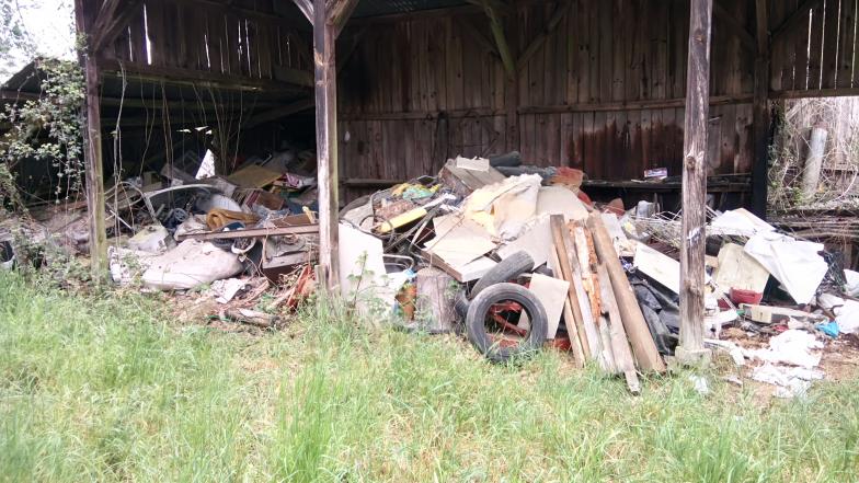 Vide maison Landes Débarras d’un hangar à Puyoo 64 par débarras du 40 à Pomarez.