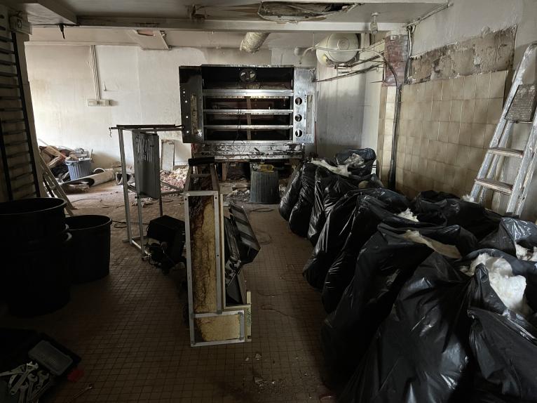 Destruction d’un four à pain de boulangerie à Dax 40